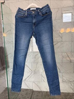 Flying Monkey Skinny Jeans in Blue Wash